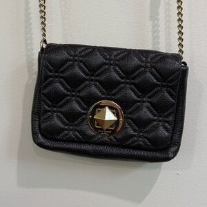 Kate Spade Black Quilted Crossbody Bag